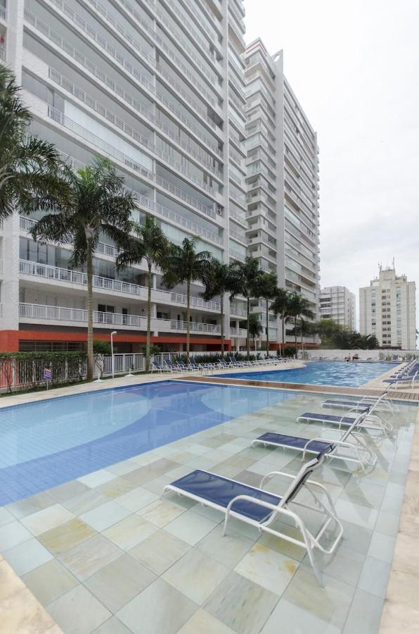 Apartment Asturias, Lazer Completo, Ar Condicionado E Varanda Gourmet Guaruja